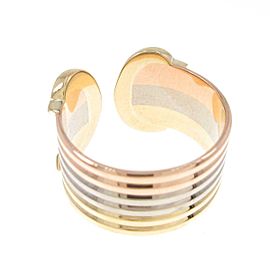 Cartier 18K Yellow Pink White Gold 2C Ring LXGYMK-489