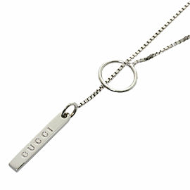 GUCCI 18K white Gold Necklace LXGQJ-770