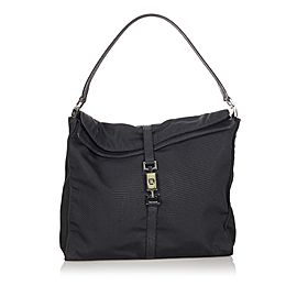 Jackie Canvas Shoulder Bag