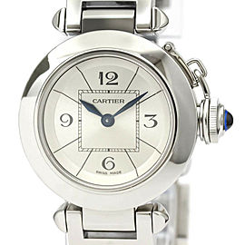 CARTIER Miss Pasha Stainless Steel Quartz Ladies Watch W3140007 LXGoodsLE-413