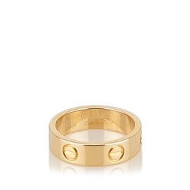 Cartier Love Yellow Gold Ring Size 6.25