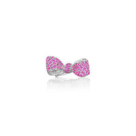 Bow Pink Sapphire Ring - Small