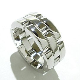 Cartier 18k White Gold Panthere Ring LXJG-32