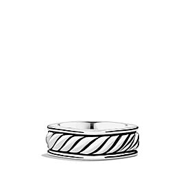 David Yurman Sculpted Cable Narrow Square Band Ring