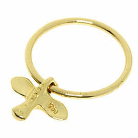 TIFFANY & Co 18k Yellow Gold Bird cross Ring DLXGQJ-1038