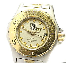 TAG HEUER Stainless Steel/Gold Plated 3000 professional Watch RCB-83