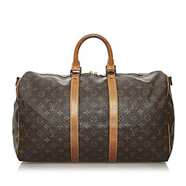 Louis Vuitton Monogram Keepall Bandouliere 45