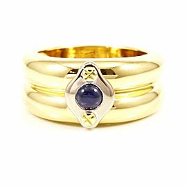 Chaumet 18k Yellow And White Gold Sapphire Ring LXGCH-206