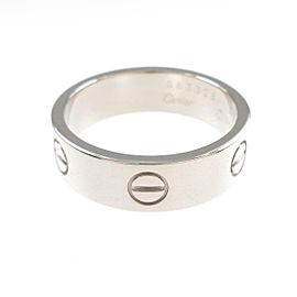 Cartier 18K white Gold Love Ring LXGYMK-239