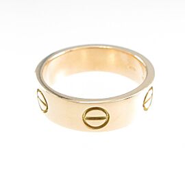 Cartier 18k Yellow Gold Love Ring US 6.75 LXGKM-34