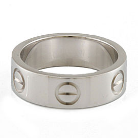 CARTIER : 18K white Gold Ring US 4.5 ,EU 48 LXKG-385