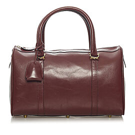 Cartier Must de Cartier Leather Boston Bag