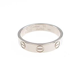 Cartier 18k White Gold Mini Ring