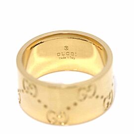 GUCCI 18K Yellow Gold Ring US 4.75 SKYJN-252