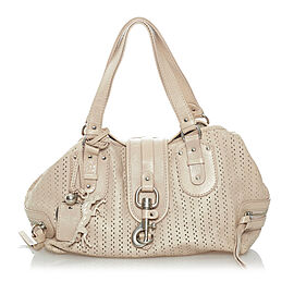 Chloe Perforated Leather Tote Bag