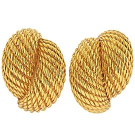 David Yurman Gold Woven Earrings