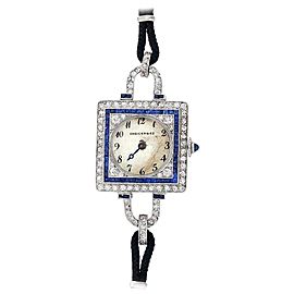 Dreicer & Co. C.H. Meylan Art Deco Platinum Diamond Watch