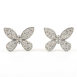 Platinum Diamond Pierced Earring