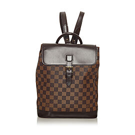 Louis Vuitton Damier Ebene Soho Backpack