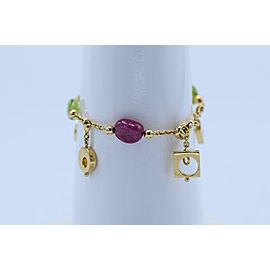 Dolce&Gabbana Tourmaline and Peridot Charm Bracelet