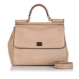 Dolce&Gabbana Miss Sicily Leather Satchel