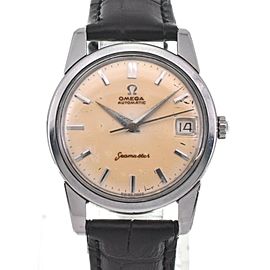 OMEGA Seamaster Date Stainless Steel Leather Automatic Watch LXGJHW-231