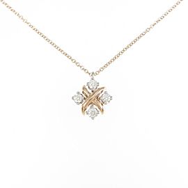 Tiffany & Co.18k Gold and Platinum Necklace