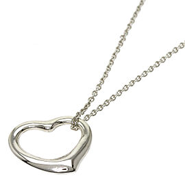 TIFFANY & Co Sterling Silver Open heart Necklace