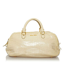 Miu Miu Patent Leather Satchel