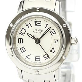 HERMES Clipper Stainless Steel Quartz Ladies Watch CP1.210 LXGoodsLE-350