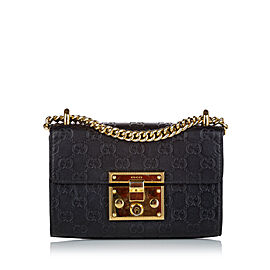 Gucci Guccissima Padlock Crossbody Bag