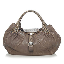 Fendi Spy Leather Hobo Bag