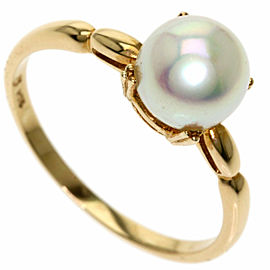 MIKIMOTO 18K Yellow Gold Ring US