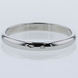 CARTIER 950 Platinum 1895 Wedding Ring LXGBKT-1040