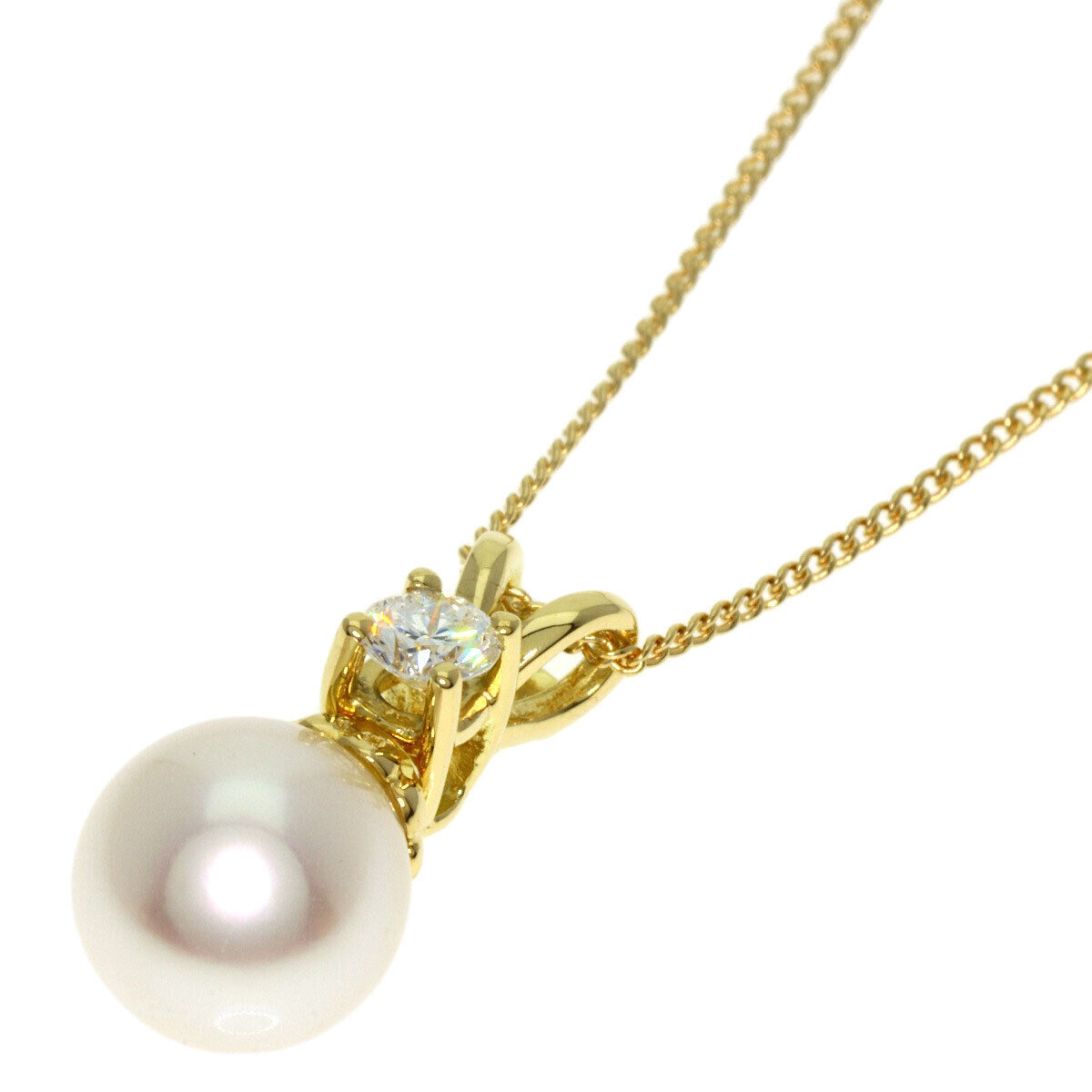 Tiffany & Co 18K Yellow Gold Pearl Diamond Necklace QJLXG-2525 | Tiffany &  Co. | Buy at TrueFacet