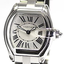 Cartier Roadster Stainless Steel Quartz 33mm Womens Watch