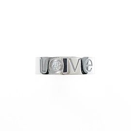 Cartier 18K white Gold Love Ring LXGYMK-708