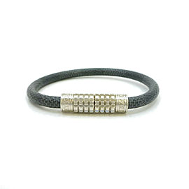 LOUIS VUITTON Damier Graphite Keep It Bracelet M6609E