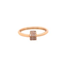 18k Rose Gold and Diamond Ring