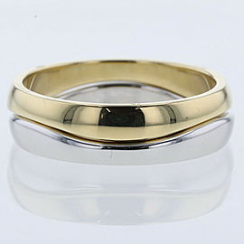 CARTIER 18k White Gold 18k Yellow Gold Love me Ring LXGBKT-347