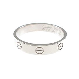 Cartier 18K white Gold Mini Love Ring LXGYMK-209