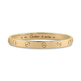 Cartier 18K Yellow Gold Love Bracelet