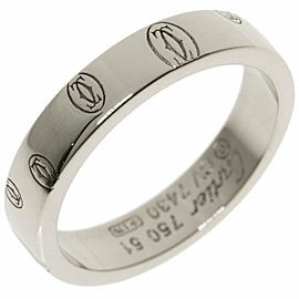 CARTIER 18K White Gold Happy birthday Ring LXGQJ-947