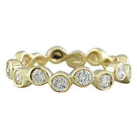 0.55 Carat 14K Yellow Gold Diamond Ring