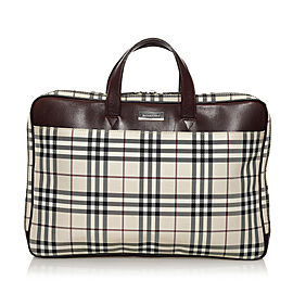 Burberry House Check Nylon Business Bag