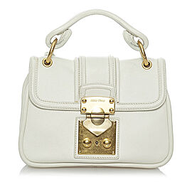 Miu Miu Leather Satchel