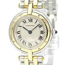 CARTIER Panthere 18K Gold Stainless Steel Quartz Watch LXGoodsLE-455