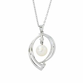 MIKIMOTO Silver Akoya Pearl Necklace