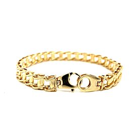 True 14k Yellow Gold Link Bracelet 8"