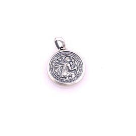 David Yurman Saint Christopher Men’s Petrvs Pendant Amulet in Sterling Silver